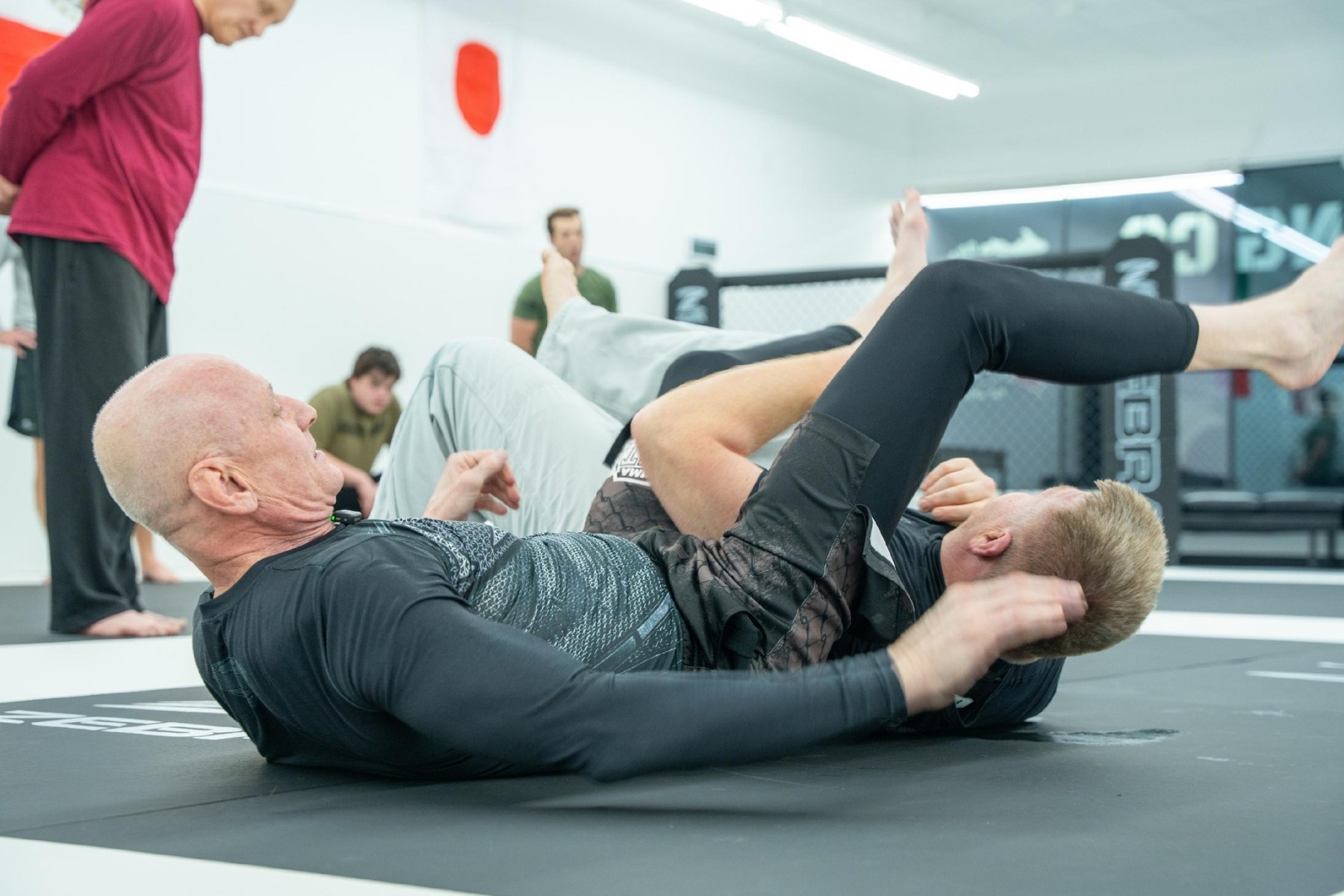 Open guard · ground action