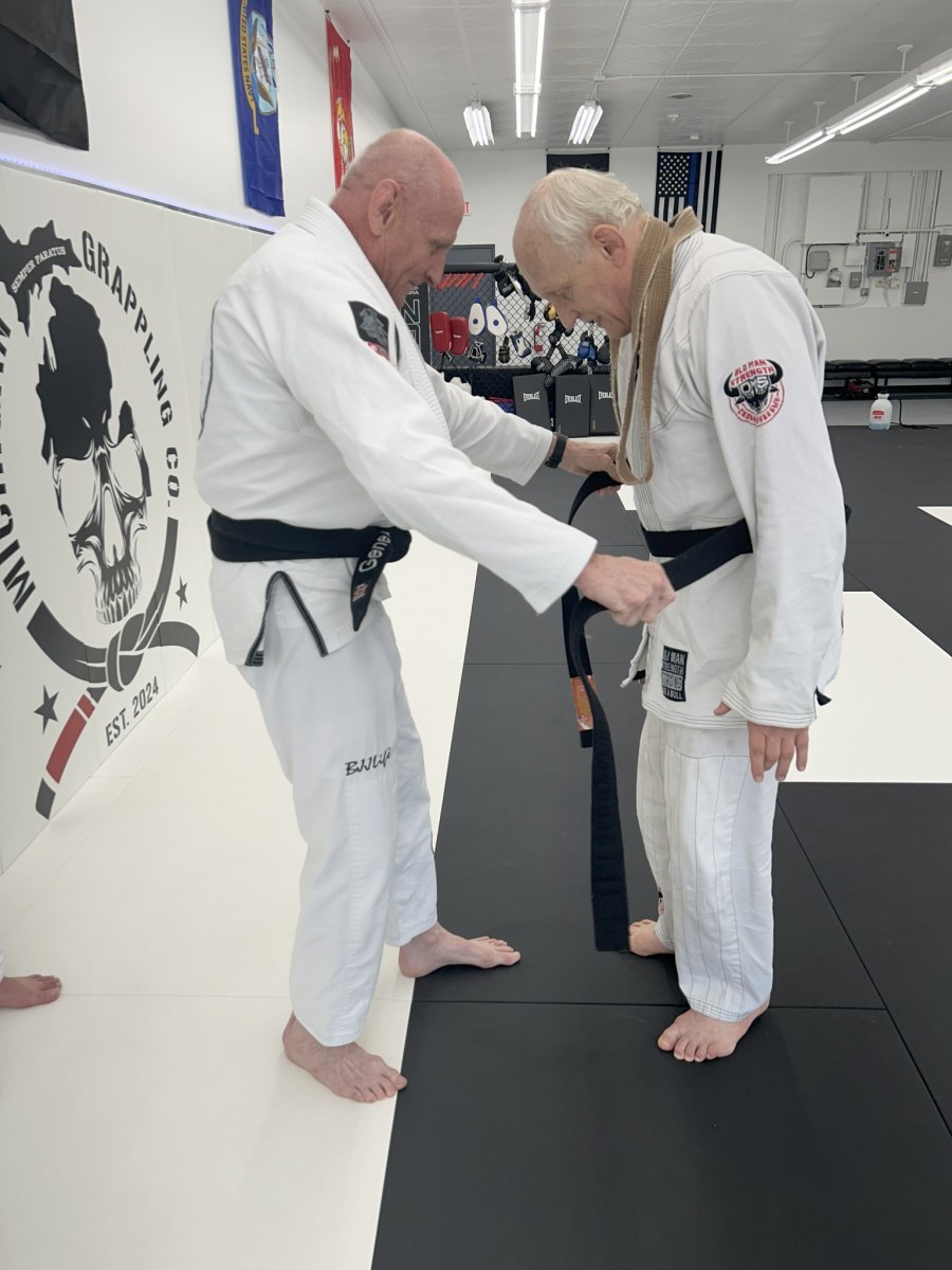 Belt tying ceremony